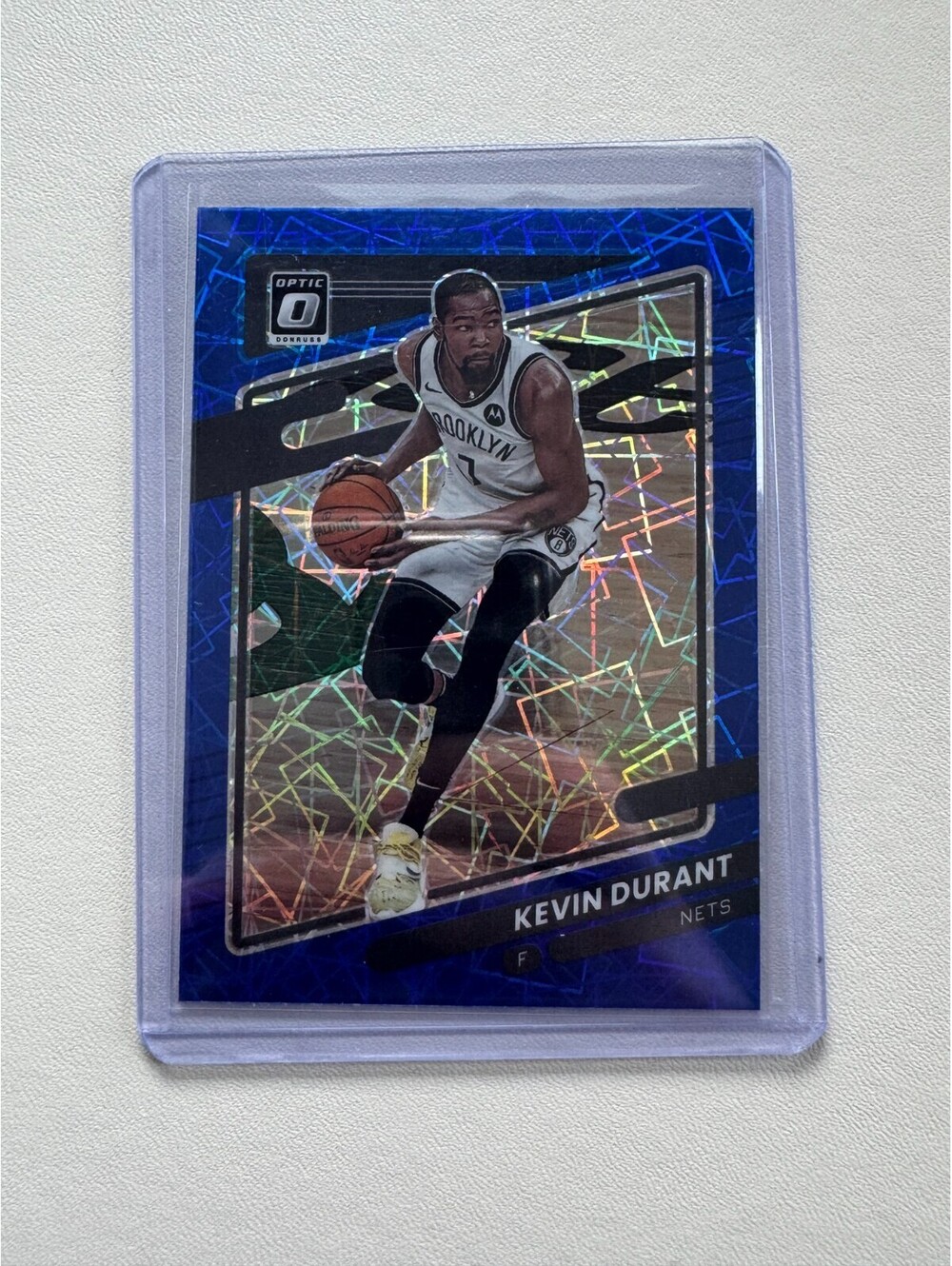 Kevin Durant 2021 - 2022 Panini Donruss Optic #11 Blue Velocity Brooklyn Nets NM